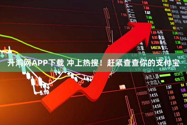 升鸿网APP下载 冲上热搜！赶紧查查你的支付宝